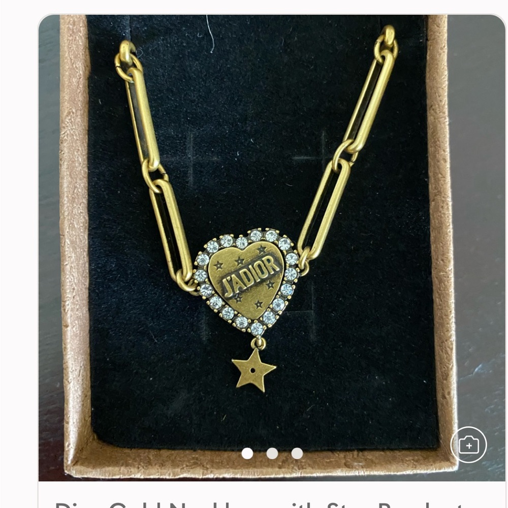 Dior Gold Necklace with Star Pendant